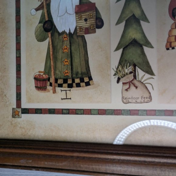 Jo Moulton Framed Christmas Print Santa I Believe - Picture 11 of 12